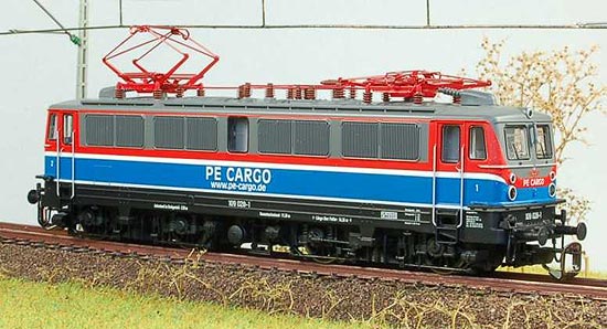 Electric locomotive BR 109 in PE Cargo livery<br /><a href='images/pictures/Kuehn/31750.jpg' target='_blank'>Full size image</a>